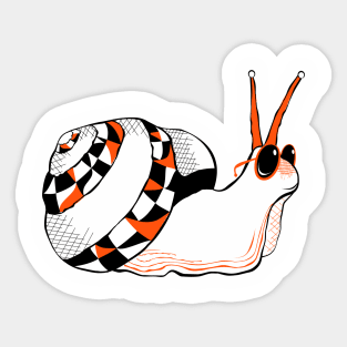 Funny Snail Sticker